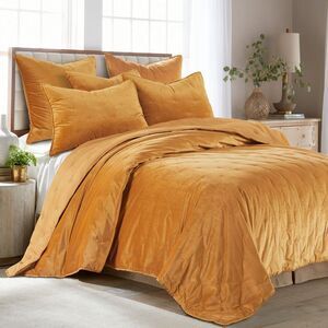Calabria Gold Quilt - One King Quilt - Birch Hill by Levtex Home